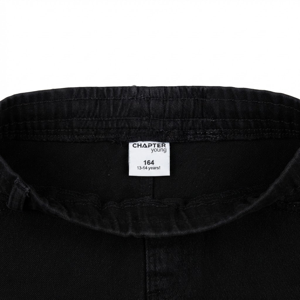Women's Black Cargo Jogger Trousers with Utility Pockets