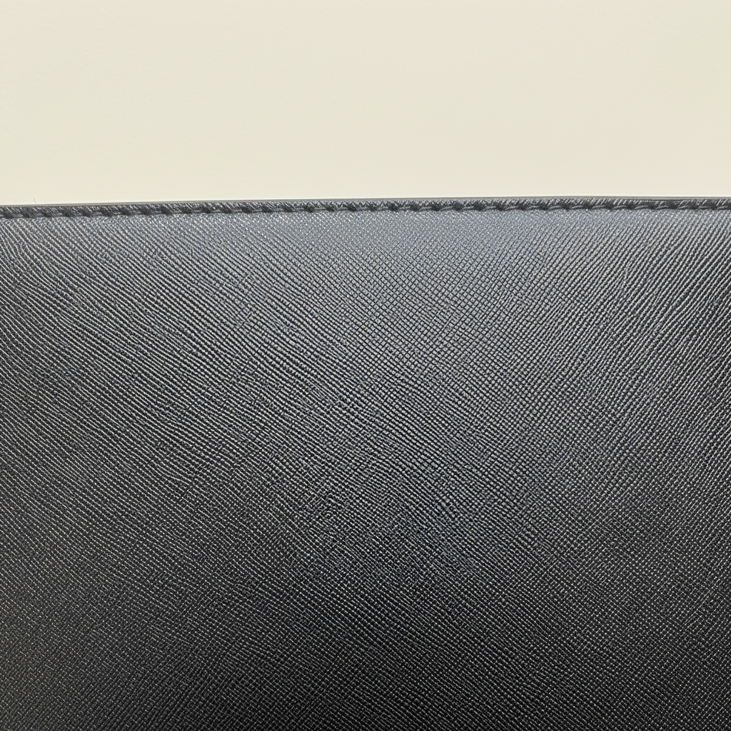 Guess Black and White Saffiano Tote Bag