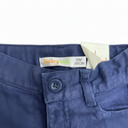 Babybol Minibol Kids Navy Blue Cotton Chino Pants - Smart Ca