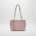 DKNY Pink Saffiano Leather Chain Shoulder Bag