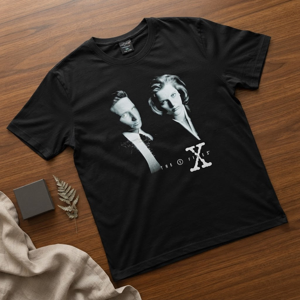The X-Files Black The X-Files Graphic Print Unisex Relaxed T