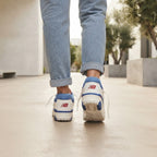 New Balance 550 White Blue Red Sneakers