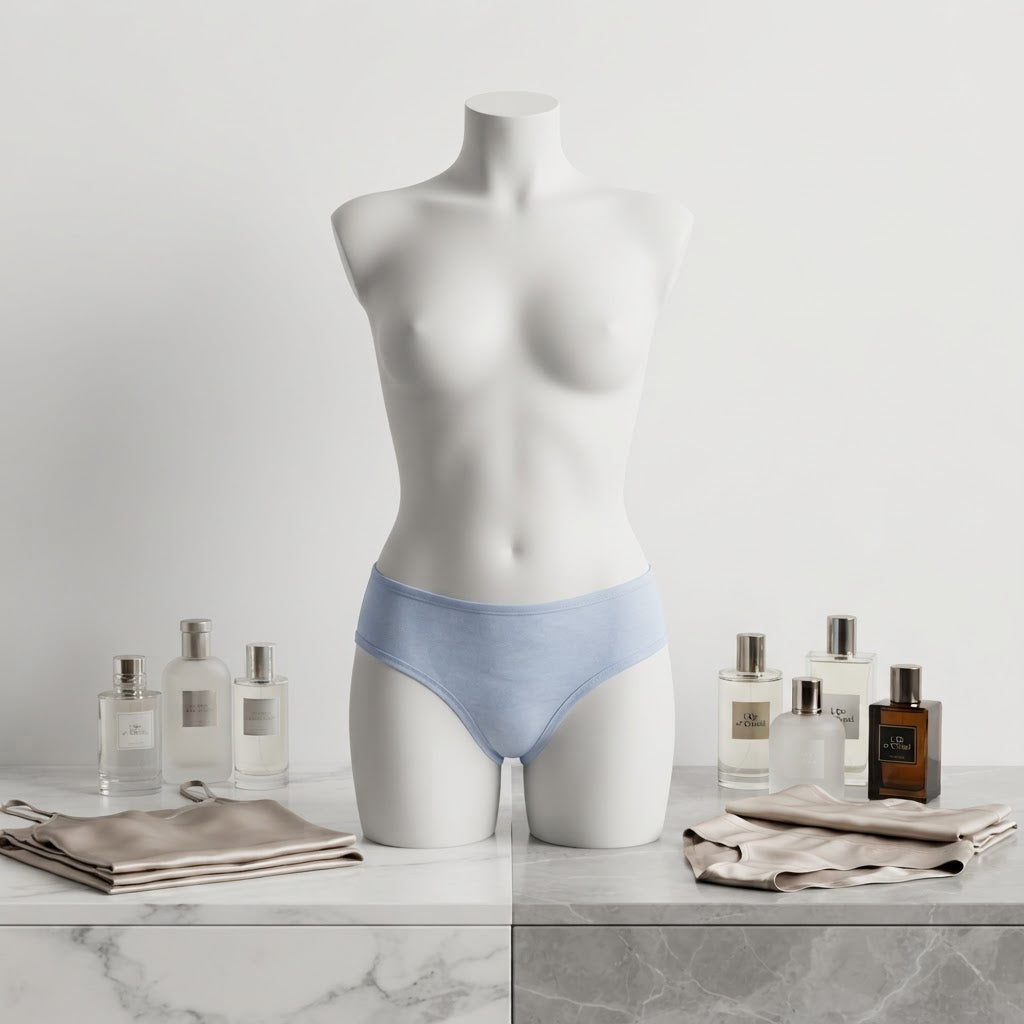Sky Blue Cotton Hipster Briefs for Everyday Comfort