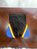 Lidl Black Colorblock Athletic Cycling Shorts
