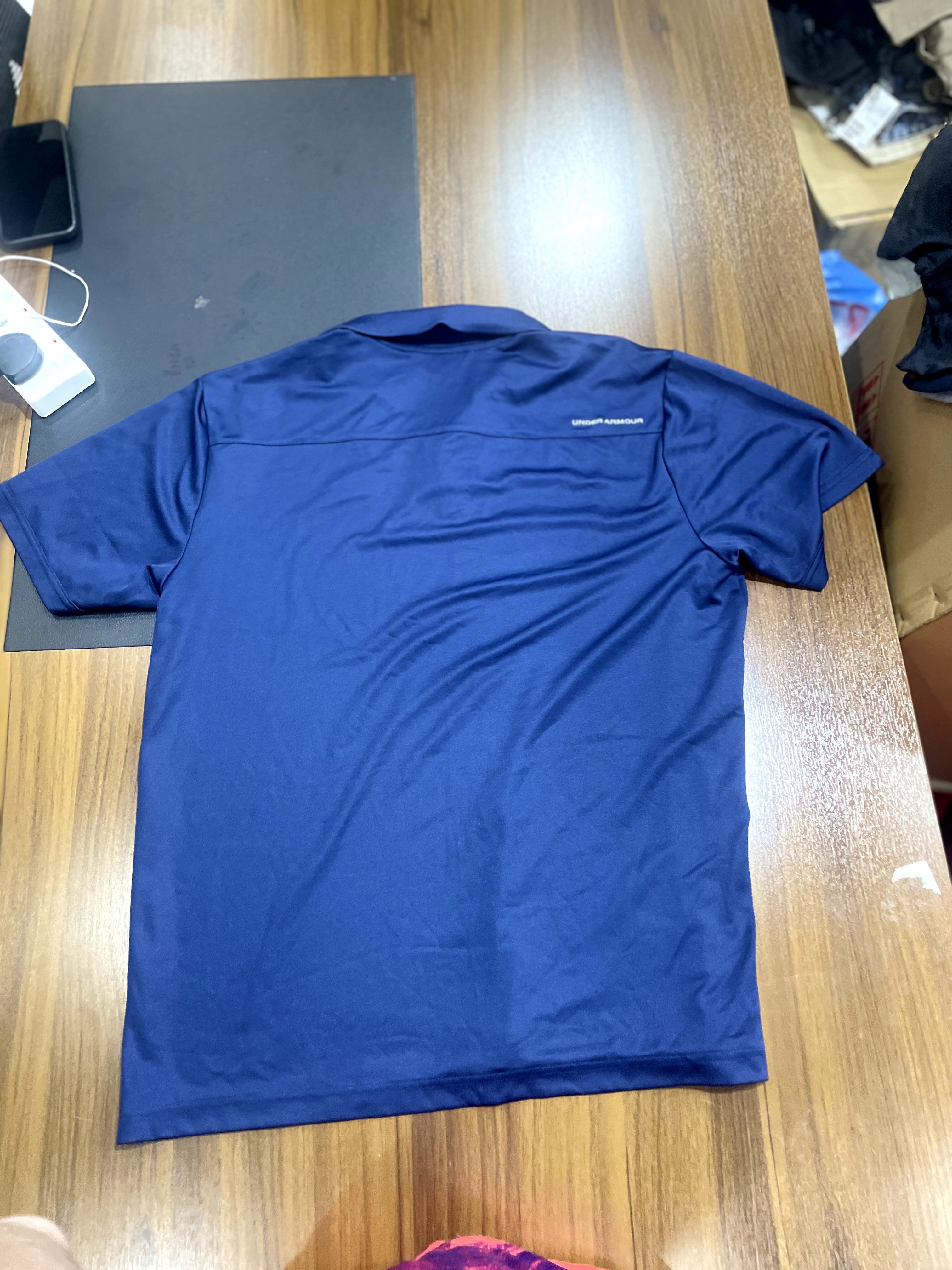 Under Armour Royal Navy Blue Loose Fit Performance Polo Shir