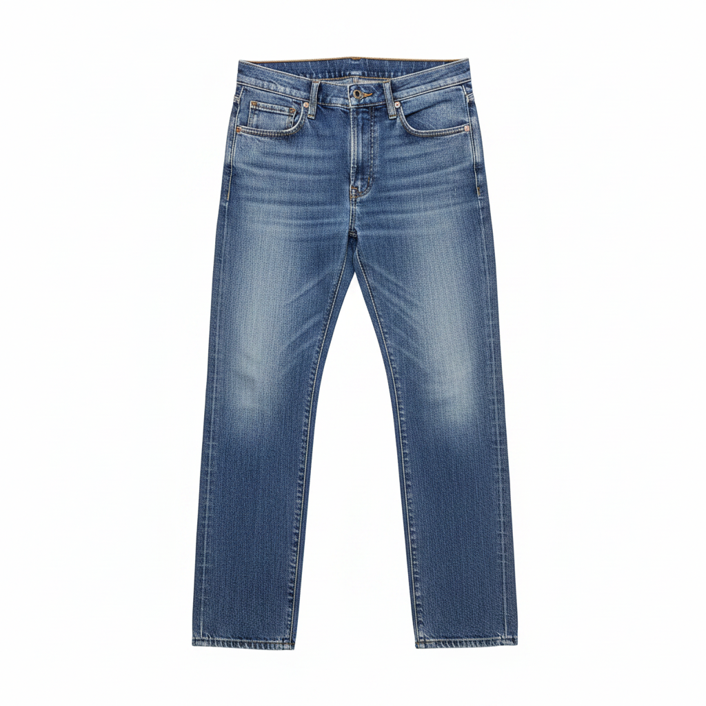 Men's Blue Slim-Straight Distressed H&M Denim Jeans