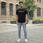 Tommy Jeans Black Tommy Jeans Logo Crew-Neck T-Shirt XXL