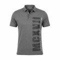 Connor Men's Grey Marle Graphic Henley T-Shirt - Size M