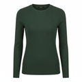 Esmara Women's Ribbed Long Sleeve Lettuce Edge Tops 2pk