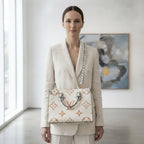 LV, LOUIS VUITTON PARIS made in France Off-White Monogram Gr