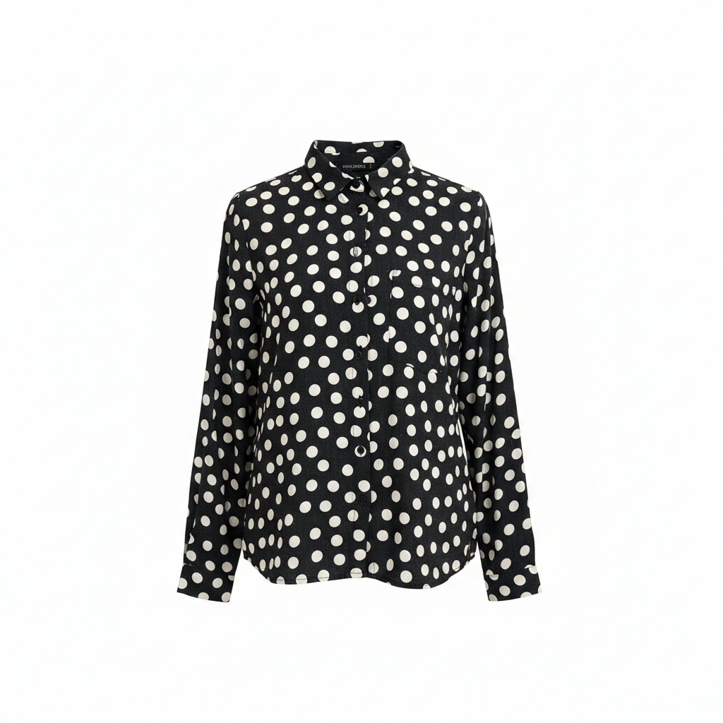 LCW Casual Women's Polka Dot Long Sleeve Shirt