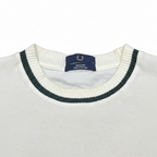 Fred Perry Reissues White Knit Short Sleeve Sweater
