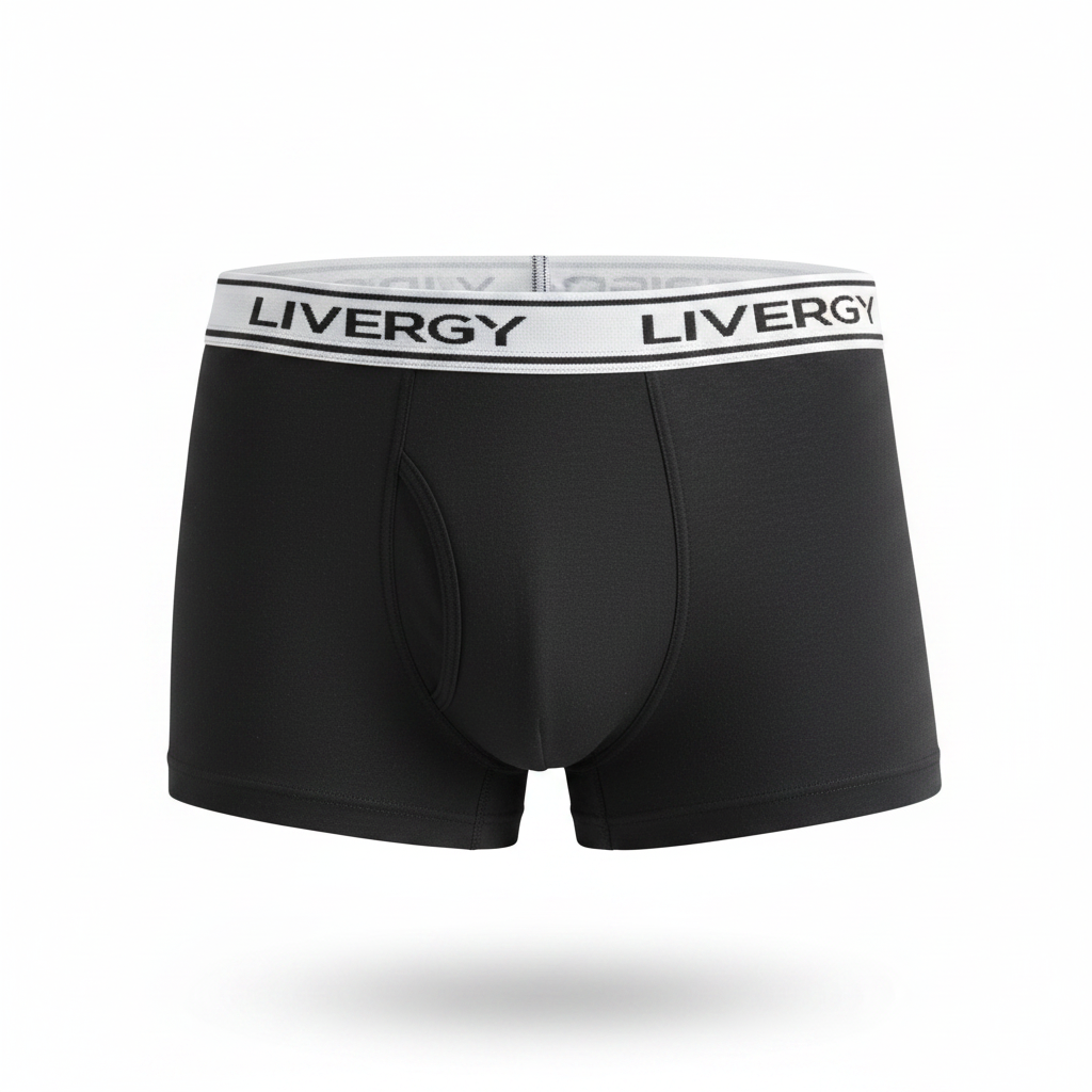 Livergy Men's Cotton Black Boxer Briefs