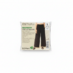 Esmara Women's Black Linen Wide Leg Trousers Size L
