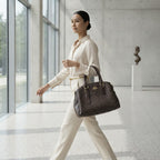 COACH NEW YORK Coach Signature Monogram Brown Satchel