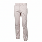 DOPPELGÄNGER ROMA Men's Pastel Pink Slim Fit Cotton Chino Tr