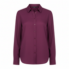 Esmara Women's Purple Viscose Long Sleeve Blouse