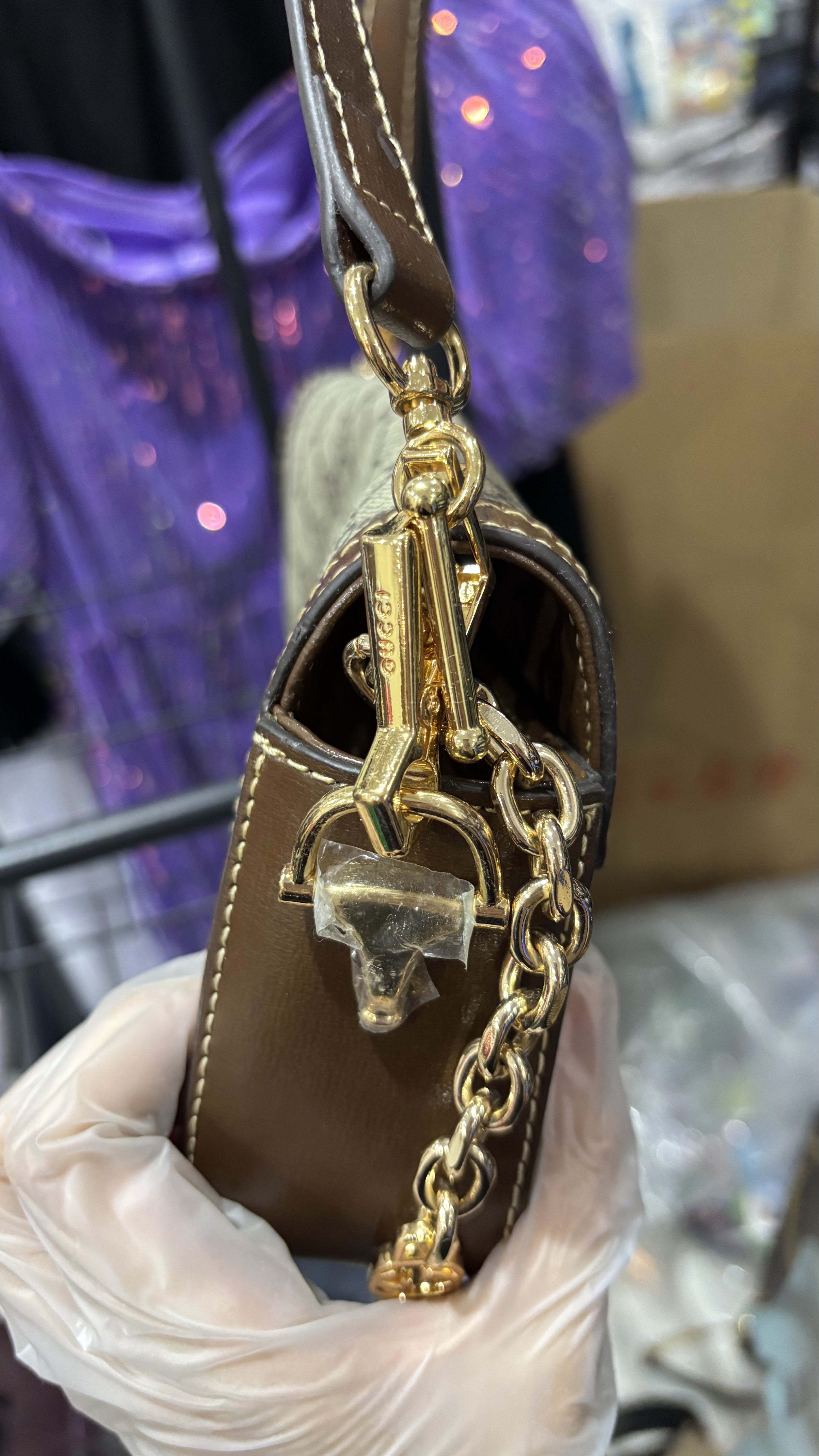 Gucci Gucci Horsebit 1955 Small GG Supreme & Leather Bag