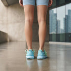 adidas Cyan Knit Performance Running Sneakers