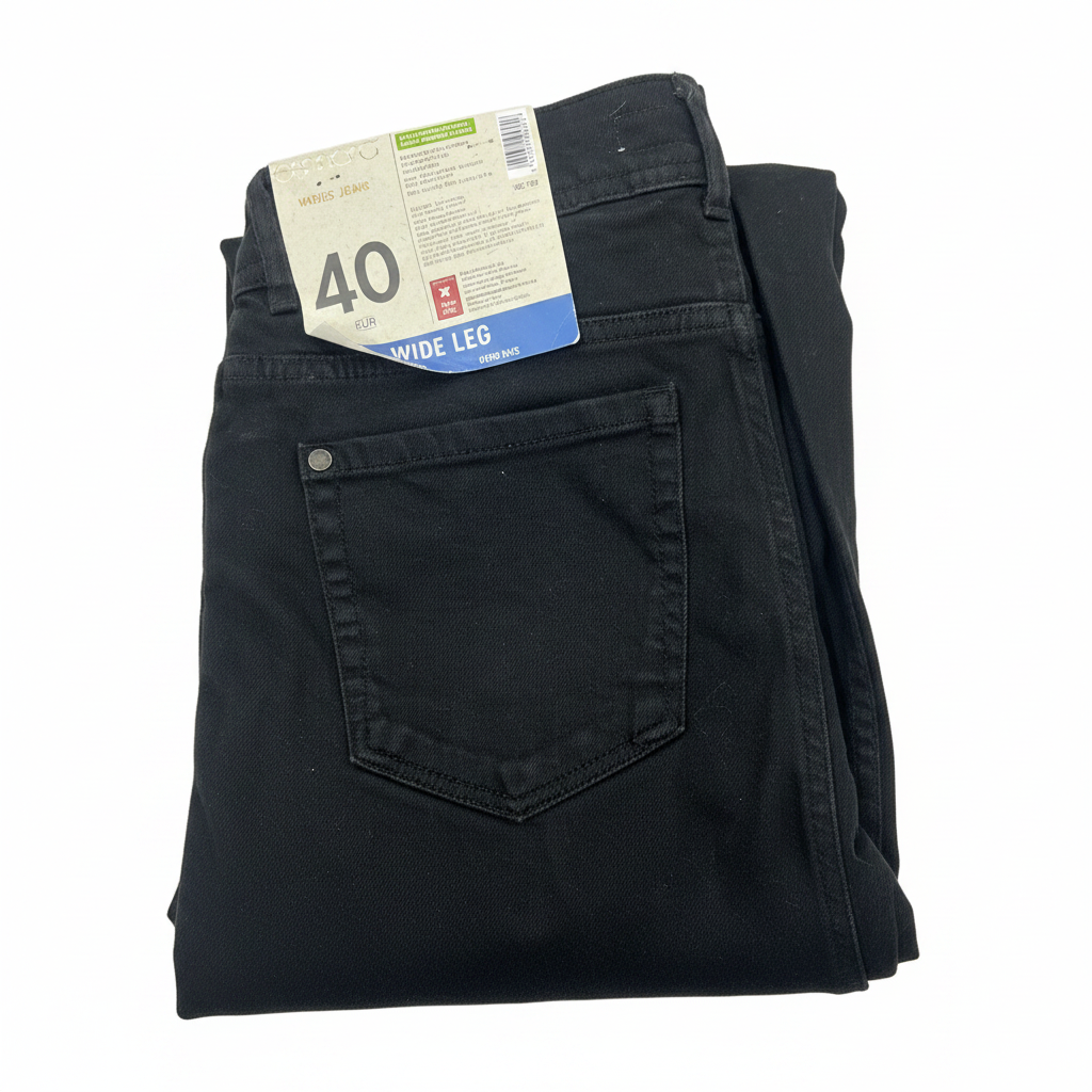 Carhartt WIP Women's Black Wide Leg Cotton Pants