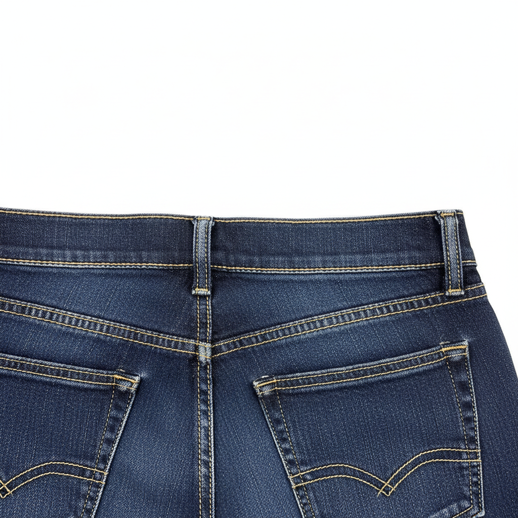 Women's Dark Blue Slim Straight Leg MNG Denim Jeans