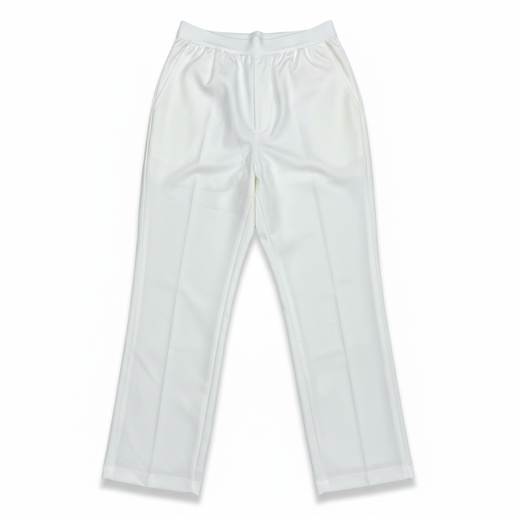Marks & Spencer White Slim Cropped High Rise Trousers
