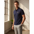 Burberry Burberry Navy Blue Short Sleeve Piqué Polo Shirt