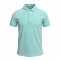 TEX Kids Mint Green Short Sleeve Piqué Polo Shirt