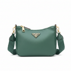 PRADA Women's Forest Green Multi-Pouch Shoulder Bag