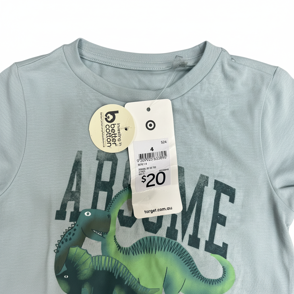 TARGET KIDS Kids Mint Green Roarsome Dinosaur Graphic T-Shir