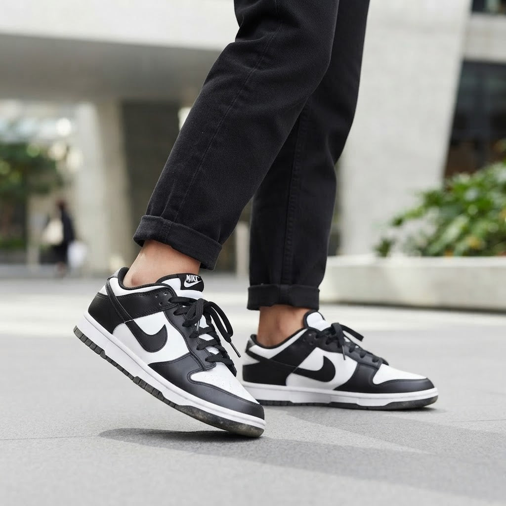 NIKE Nike Dunk Low Panda Black White Sneakers