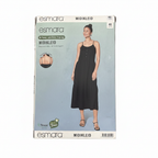Esmara Women's Black Button-Front Midi Dress