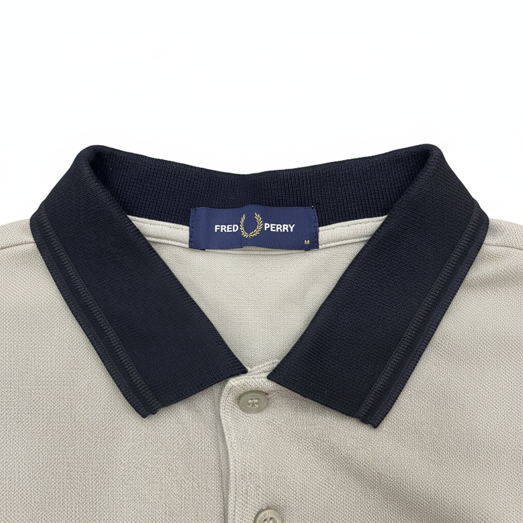 Fred Perry Men's Pique Polo Shirt - Sage & Pink
