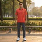 Under Armour Orange-Red Performance Piqué Polo Shirt Loose F