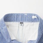 UNIQLO Women's Blue Gingham Drawstring Tailored Trousers