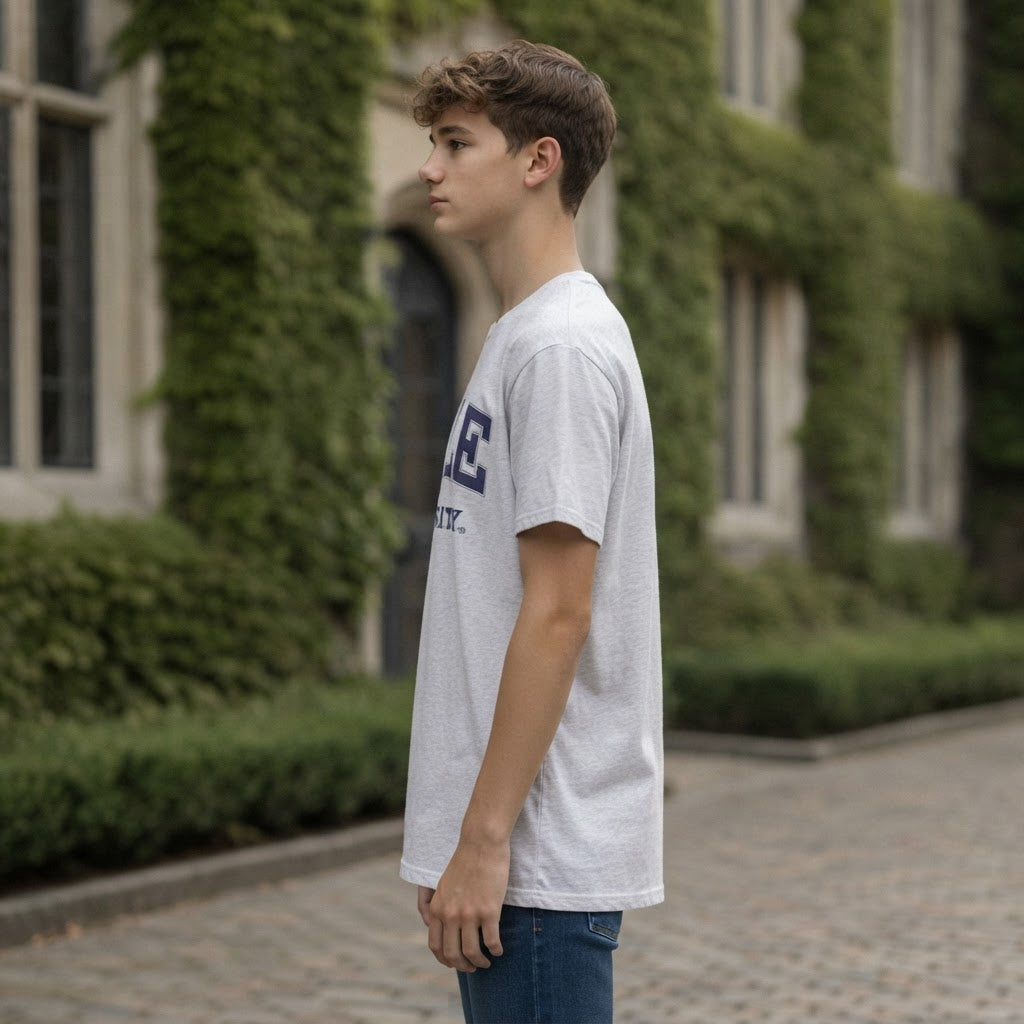 Yale University Heather Grey Short-Sleeve Yale Graphic T-Shi