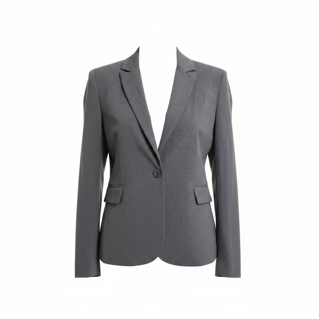 Splash Men's Grey Single Button Tailored Blazer