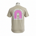 Women's Bali Canggu Beach Graphic T-Shirt - Beige