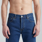 Levi's Levi's 501 Indigo Straight Leg Jeans with Button Fly