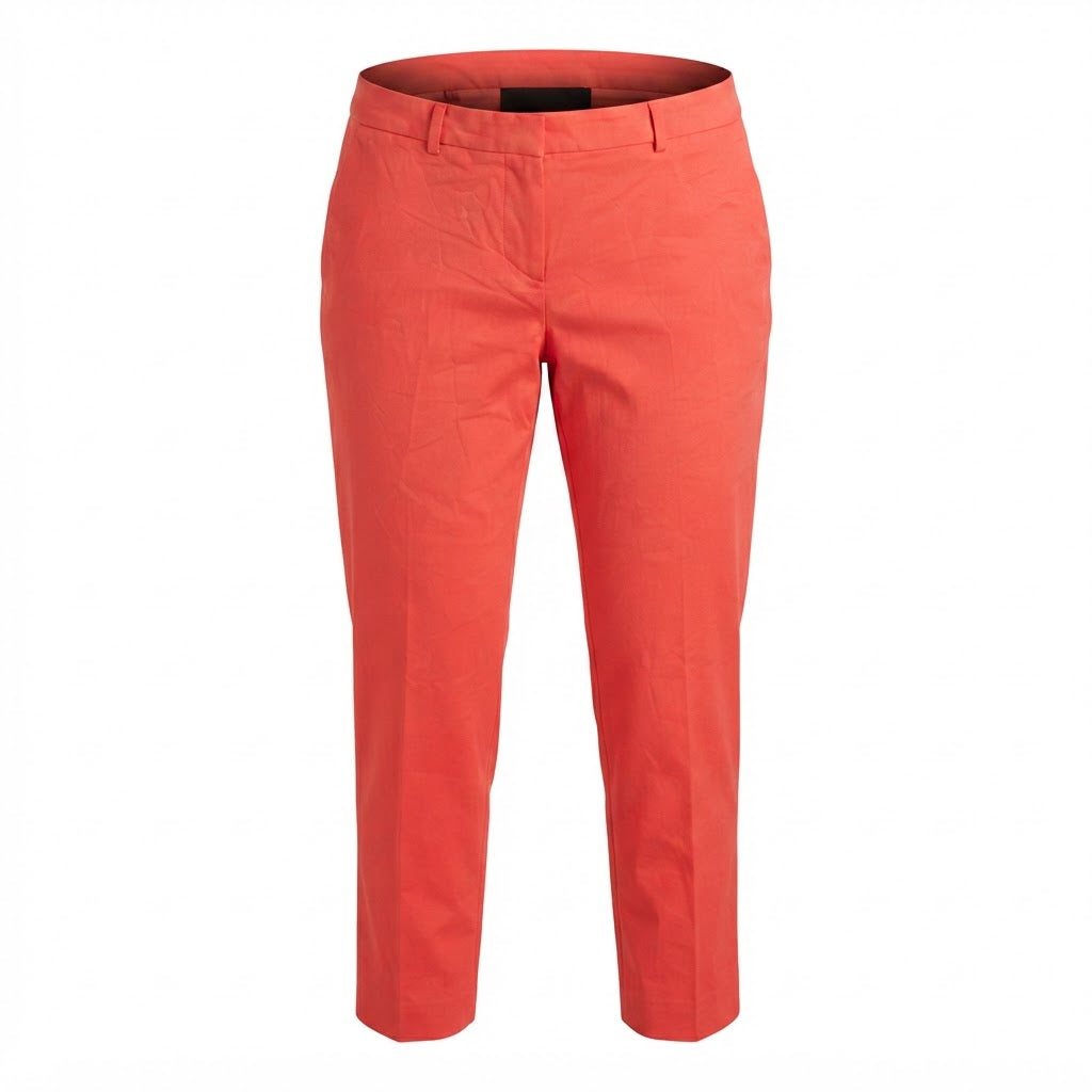 DOROTHY PERKINS Women's red Red Slim-Fit Tailored Trousers