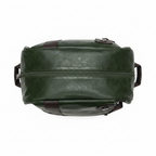 Forest Green Leather Casual Everyday Backpack