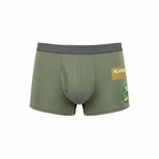 Livergy Men's Cotton Boxer Shorts in Olive Green