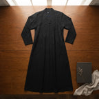 represent Black Embellished Occasion Abaya with Embroidered