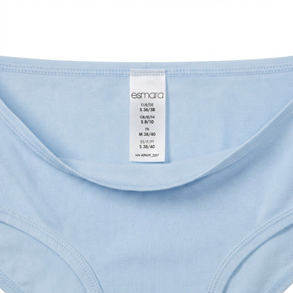 Sky Blue Cotton Hipster Briefs for Everyday Comfort