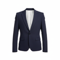 H&M Women's Navy Blue Tailored Single-Button Blazer