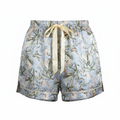 Women's Distressed Blue Denim Shorts - Premium