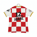 Ožujsko Men's Red & White Checkered Beer Logo T-Shirt Size S