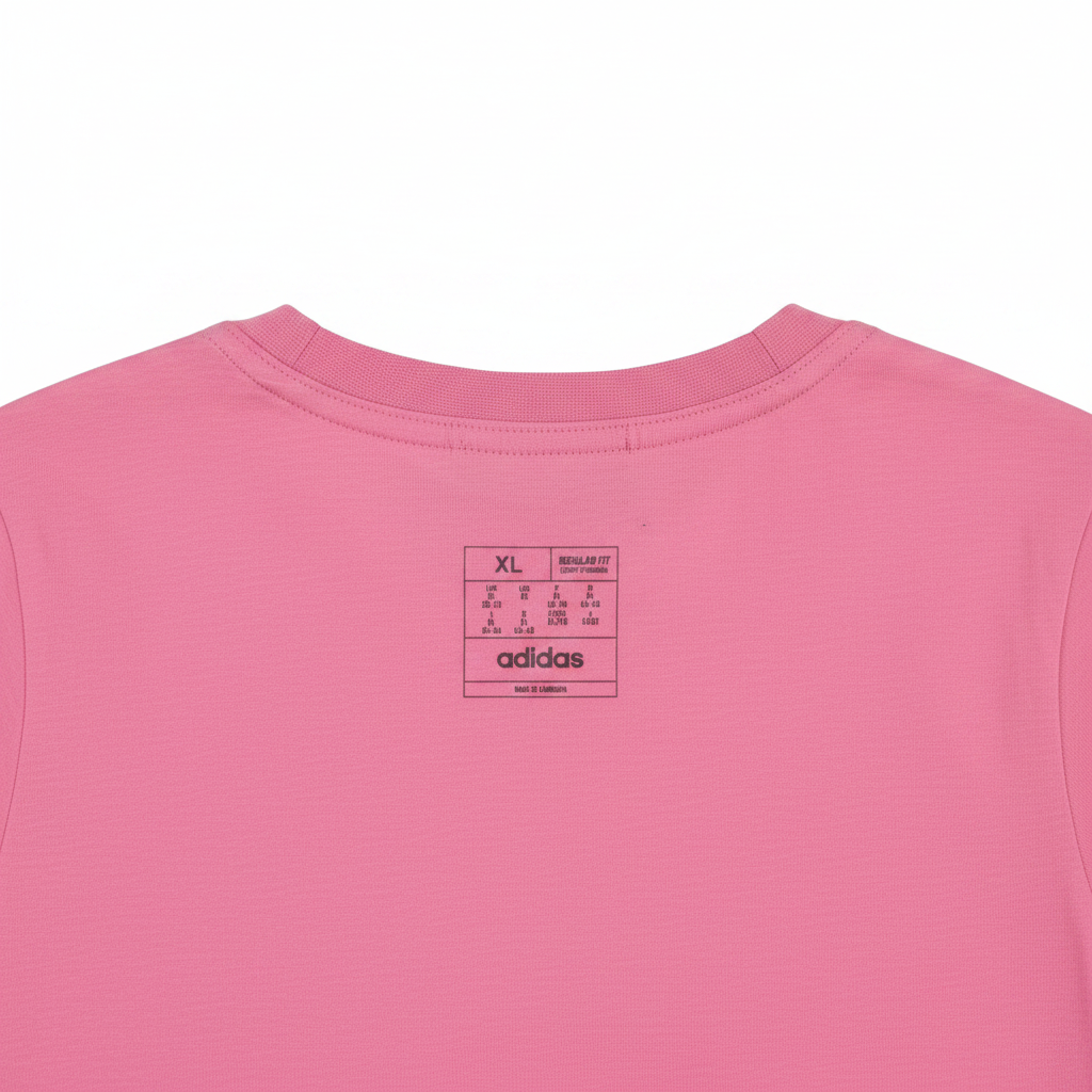 adidas Women's Pink Graphic Logo Short Sleeve T-Shirt