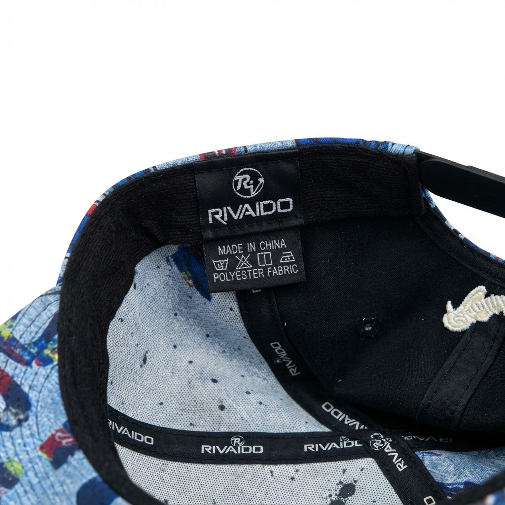 Rivaldi Blue Legends Graphic Flat-Brim Cap