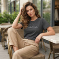 Emery Rose Charcoal Heather Grey Mama Script Graphic T-Shirt